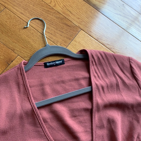 American Apparel Wrap Top - Picture 3 of 5